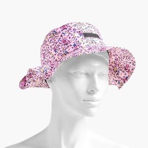 Ganni Recycled Tech Pink Floral Bucket Hat